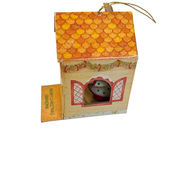 Vintage Enesco NightCaps Merry Christmas Grandma Ornament - Picture 8 of 12